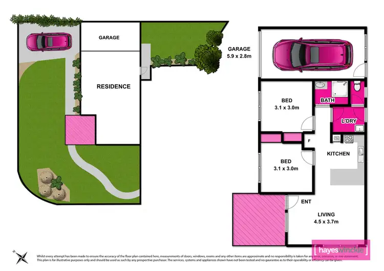 Floorplan of Homely unit listing, 1/118 Moruya Drive, Grovedale VIC 3216