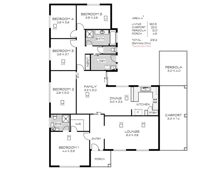 Floorplan of Homely house listing, 18 Galpin Avenue, Victor Harbor SA 5211
