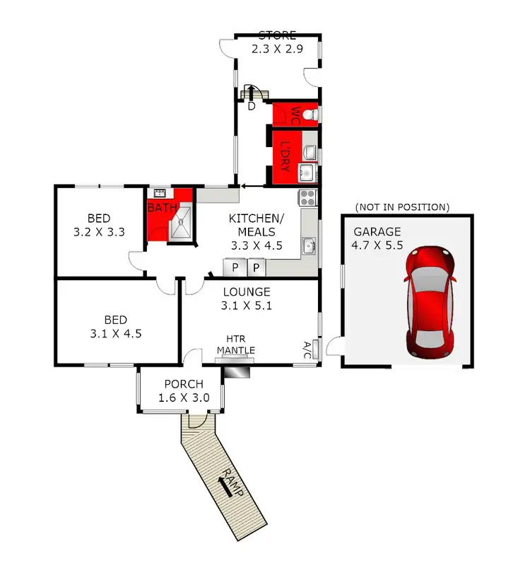 Floorplan of Homely house listing, 7 Robertson Street, Thomson VIC 3219