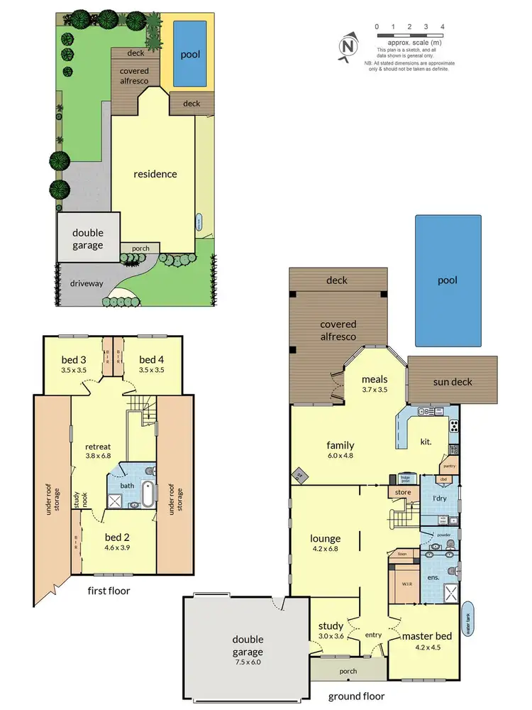 Floorplan of Homely house listing, 5 Scott Court, Patterson Lakes VIC 3197