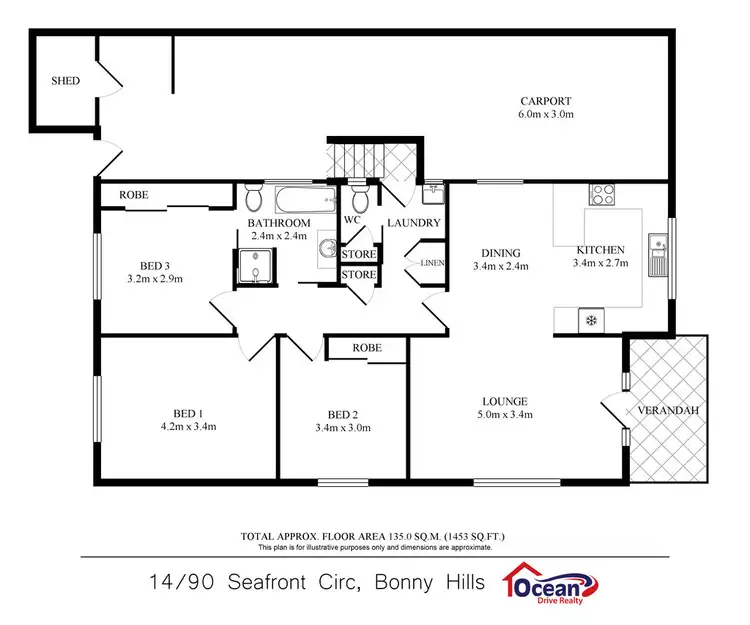Floorplan of Homely house listing, 14/90 Seafront Circuit, Bonny Hills NSW 2445