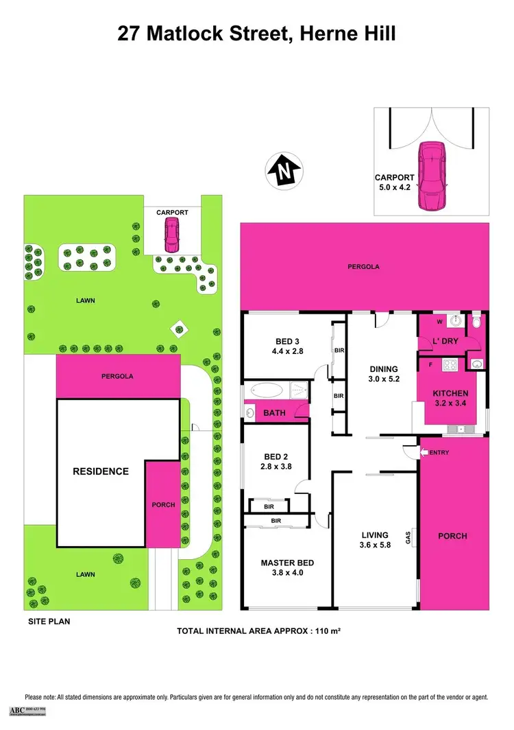 Floorplan of Homely house listing, 27 Matlock Street, Herne Hill VIC 3218