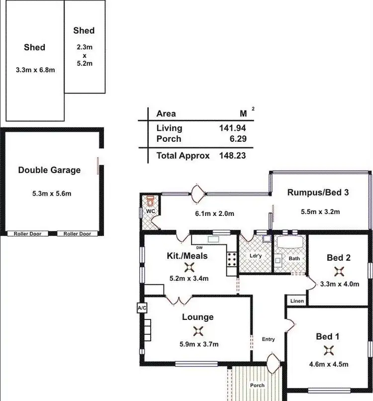 Floorplan of Homely house listing, 4 Sutton Street, Gawler SA 5118