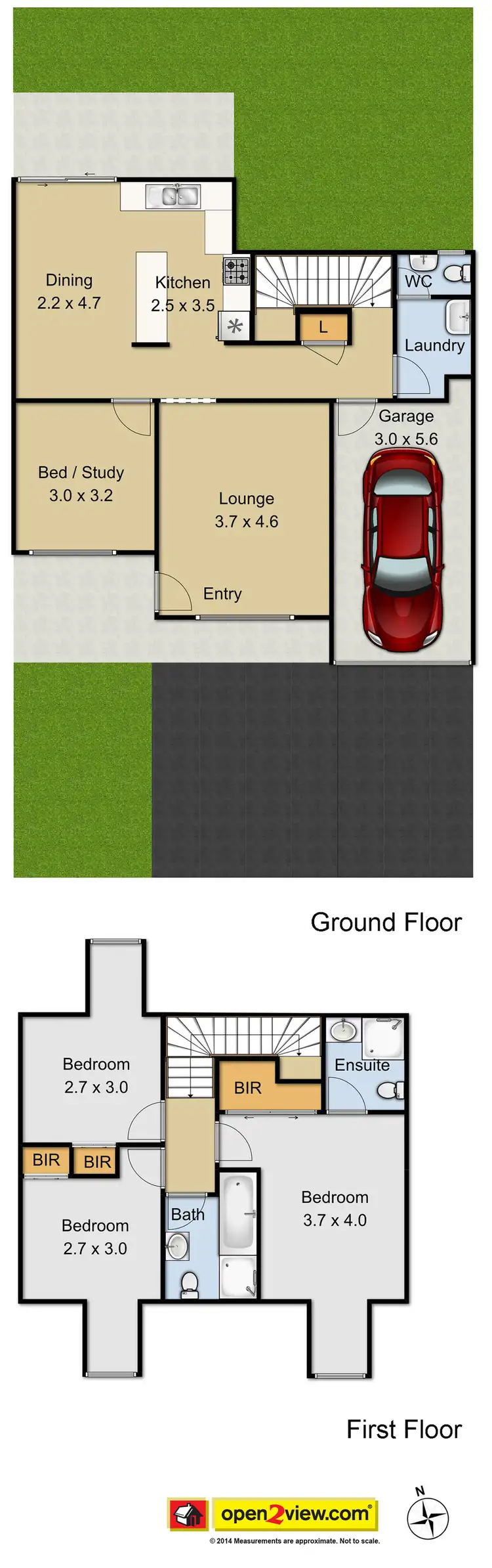 Floorplan of Homely townhouse listing, 12/13-17 Wilson Street, St Marys NSW 2760