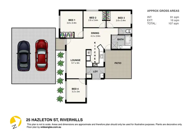 Floorplan of Homely house listing, 25 Hazelton Street, Riverhills QLD 4074