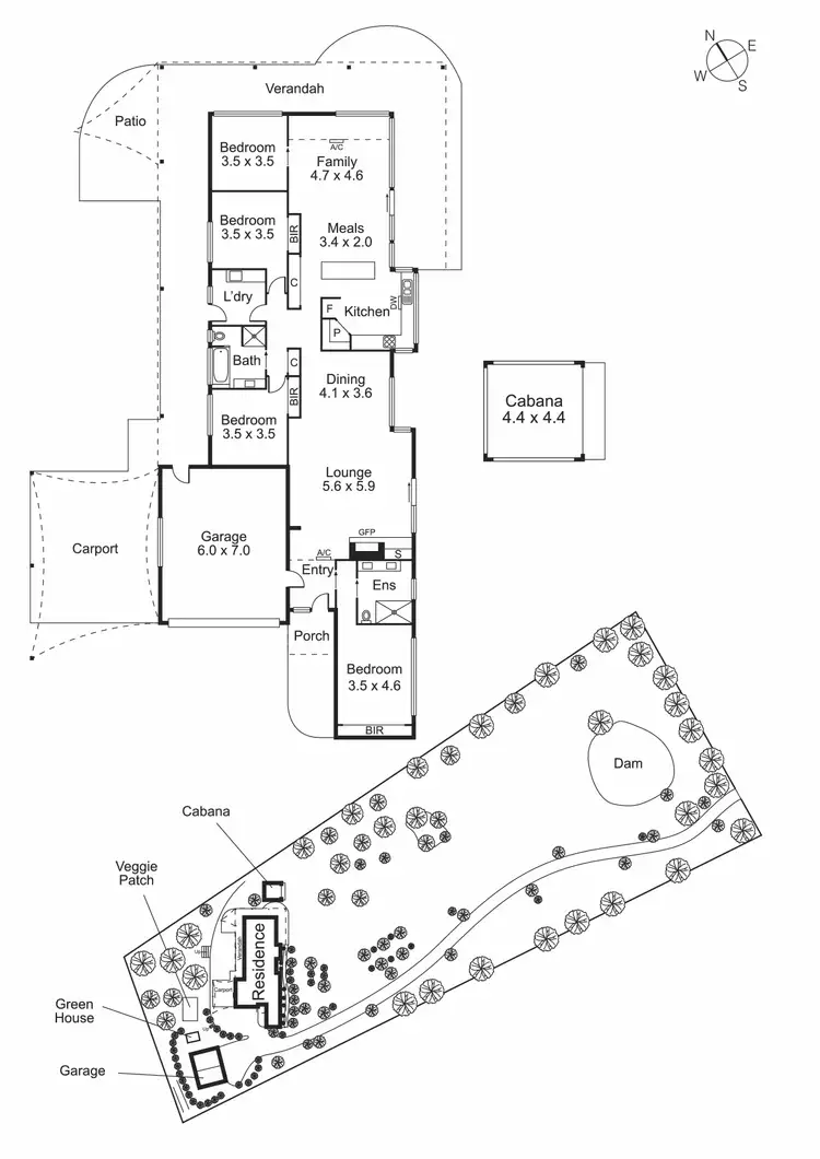 Floorplan of Homely rural property listing, 16 Peach Grove, Tyabb VIC 3913