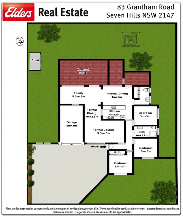 Floorplan of Homely house listing, 83 Grantham Road, Seven Hills NSW 2147