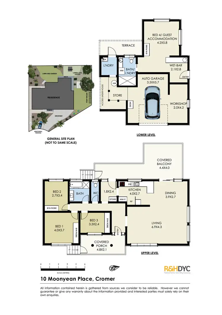 Floorplan of Homely house listing, 10 Moonyean Place, Cromer NSW 2099