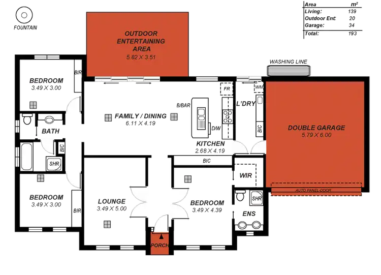Floorplan of Homely house listing, 1A Elm Road, Campbelltown SA 5074