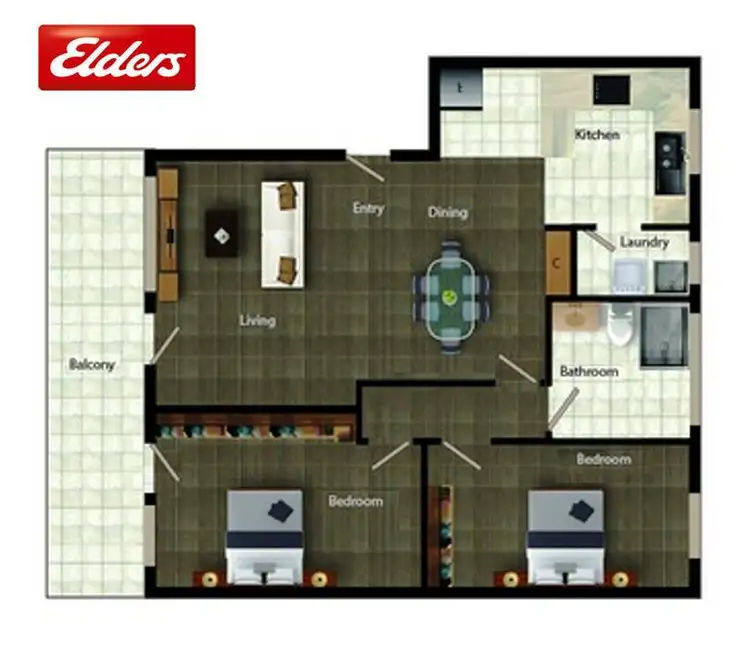 Floorplan of Homely unit listing, 19/15 Crest Road, Crestwood NSW 2620