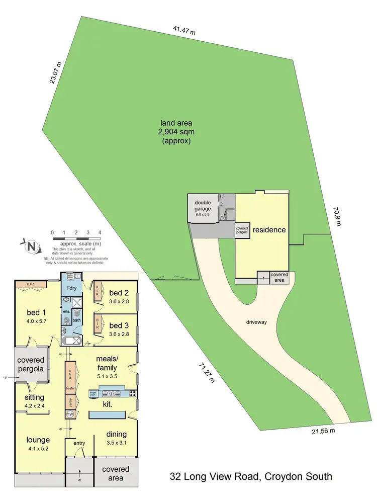 Floorplan of Homely house listing, 32 Long View Road, Croydon South VIC 3136