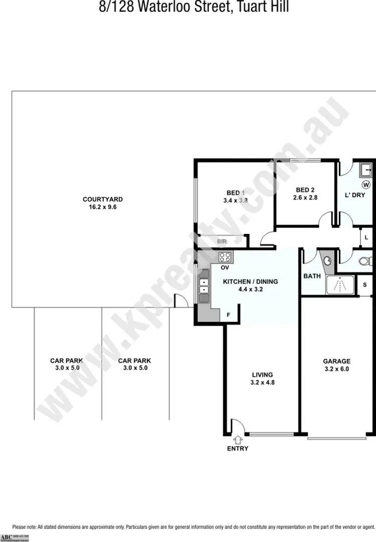 Floorplan of Homely villa listing, 8/126 Waterloo Street, Tuart Hill WA 6060