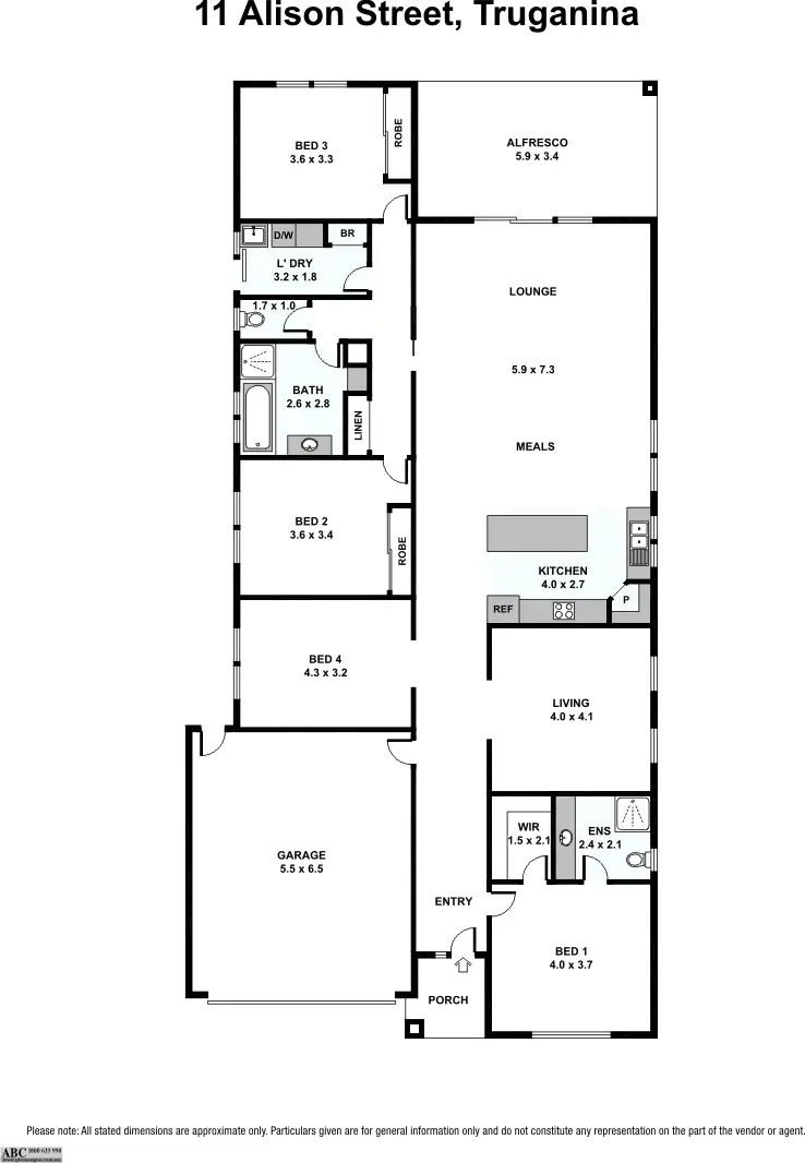 Floorplan of Homely house listing, 11 Alison Street, Truganina VIC 3029