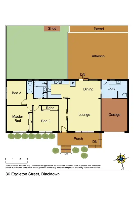 Floorplan of Homely house listing, 36 Eggleton Street, Blacktown NSW 2148