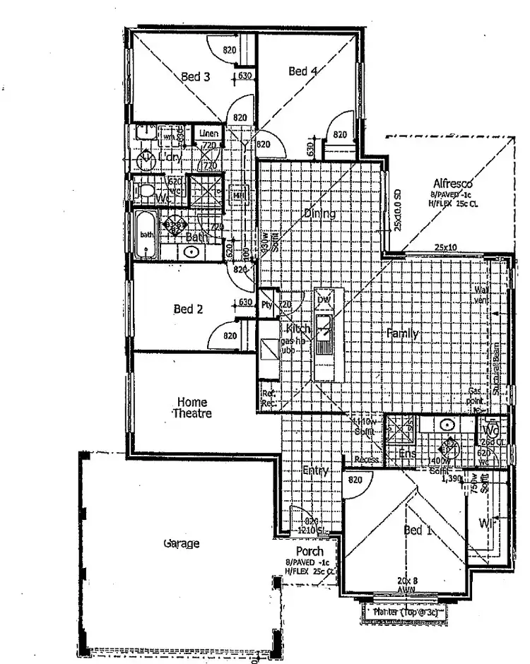 Floorplan of Homely house listing, 5 Rossiter Ave, Piara Waters WA 6112