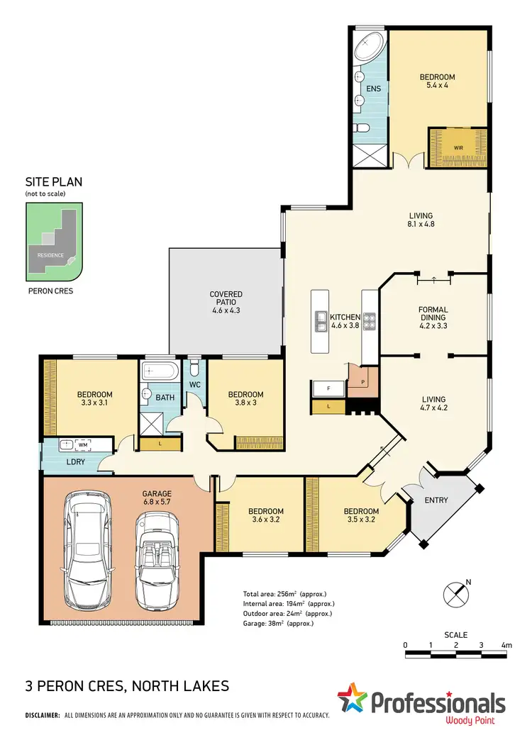 Floorplan of Homely house listing, 3 Peron Crescent, North Lakes QLD 4509