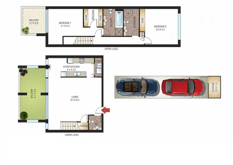 Floorplan of Homely unit listing, 145/18-26 Church Avenue, Mascot NSW 2020