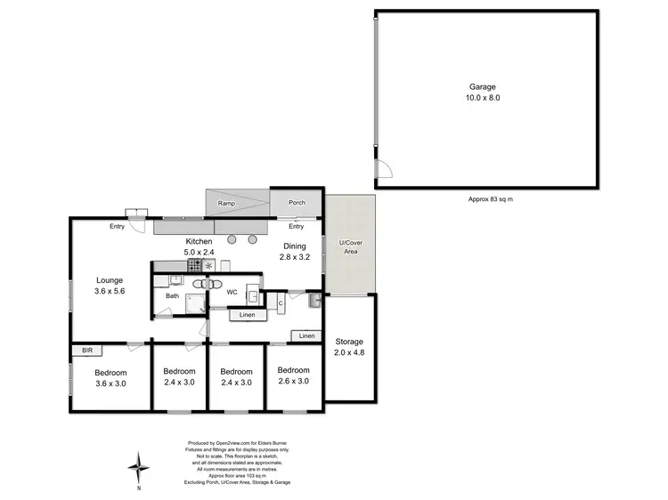 Floorplan of Homely house listing, 44 Lettes Bay Road, Strahan TAS 7468