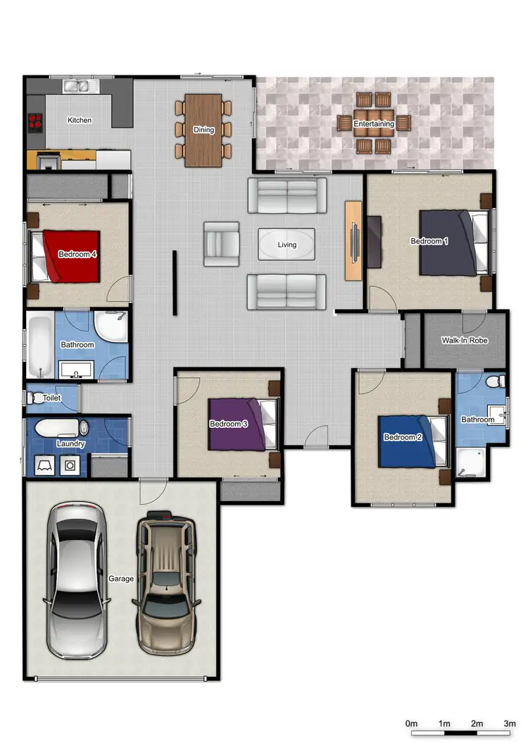 Floorplan of Homely house listing, 42a Sickle Ave, Hope Island QLD 4212