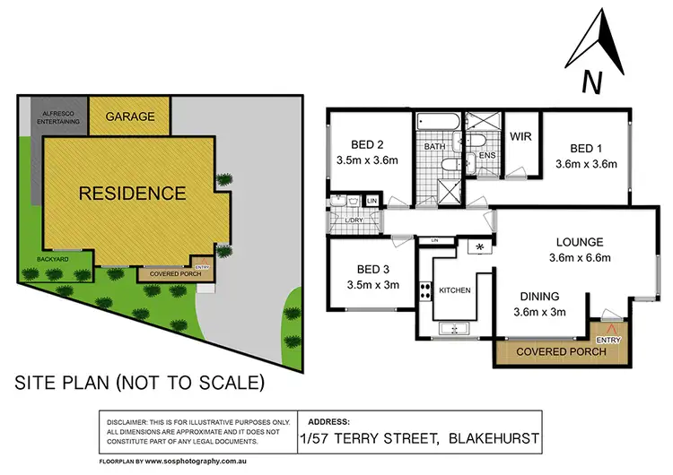 Floorplan of Homely villa listing, 1/57 Terry Street, Blakehurst NSW 2221