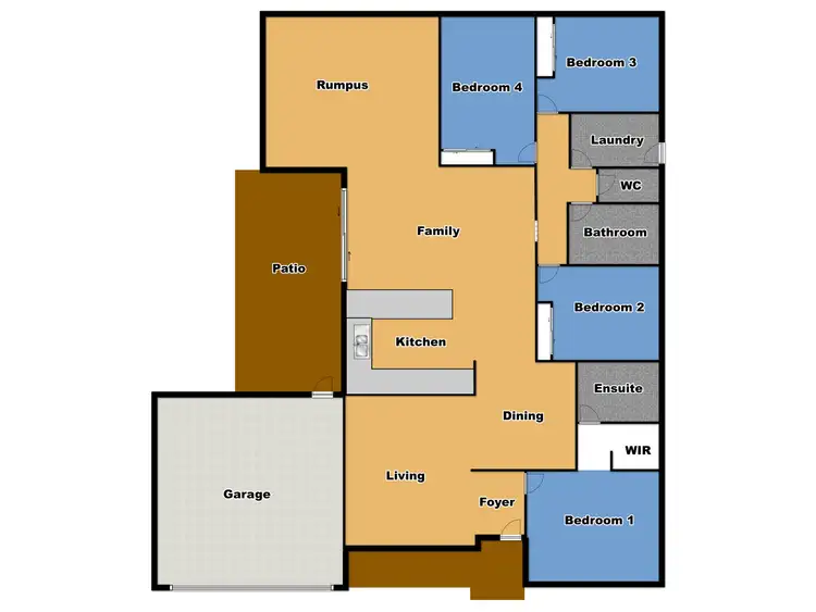 Floorplan of Homely house listing, 32 Shoalhaven Parkway, Dubbo NSW 2830