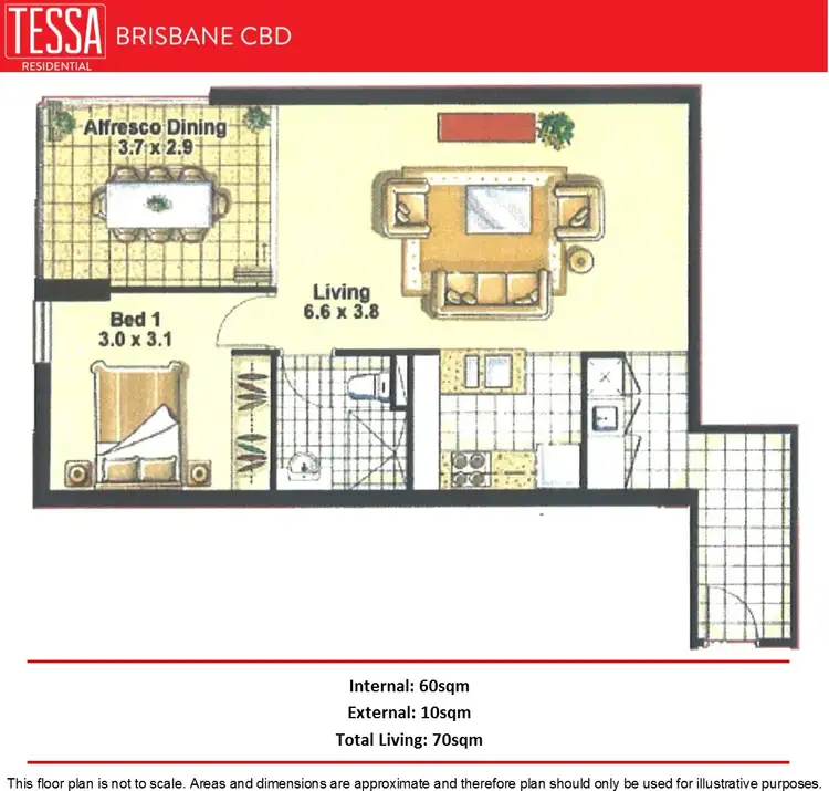 Floorplan of Homely apartment listing, 2506/108 Albert Street, Brisbane City QLD 4000