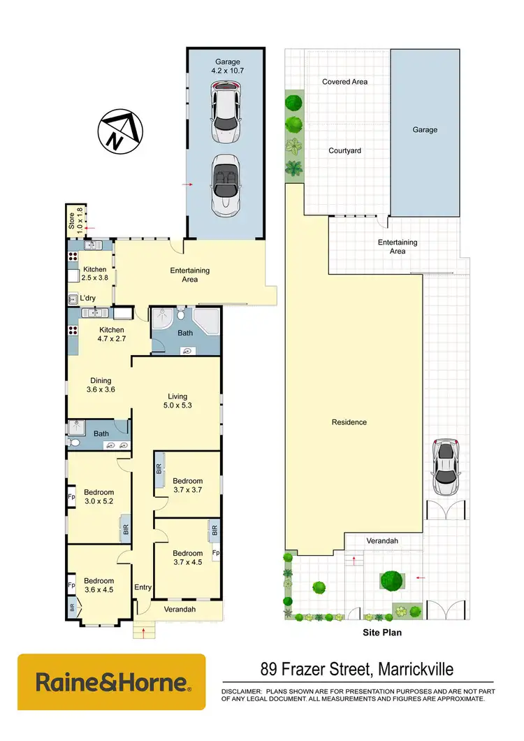 Floorplan of Homely house listing, 89 Frazer Street, Marrickville NSW 2204