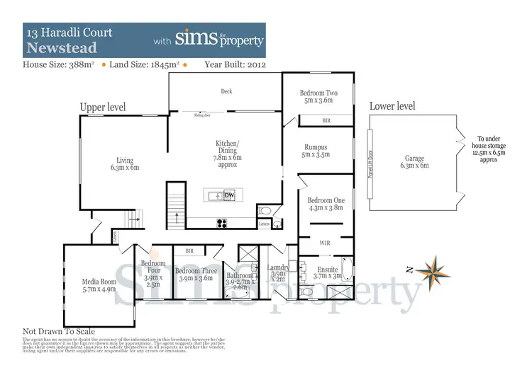 Floorplan of Homely house listing, 13 Haradli Court, Newstead TAS 7250