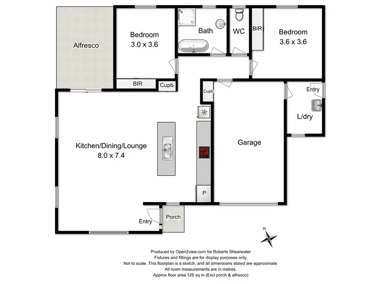 Floorplan of Homely villa listing, 9a Calthorpe Street, Latrobe TAS 7307