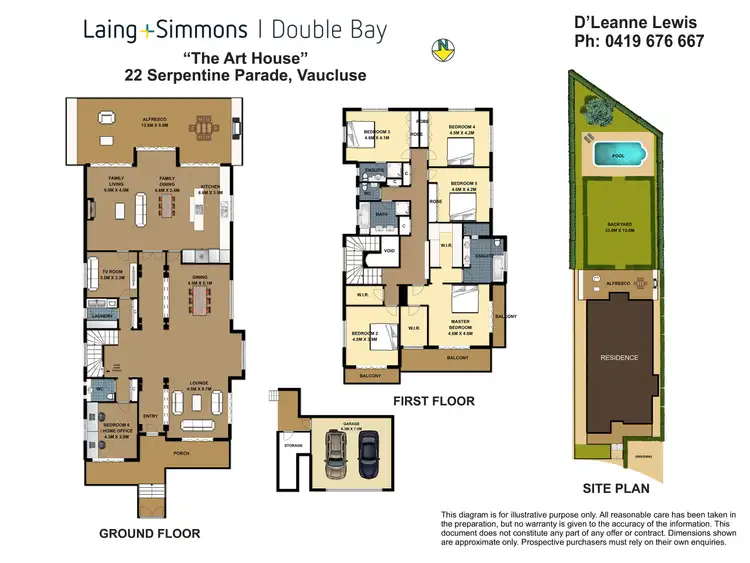 Floorplan of Homely house listing, 22 Serpentine Parade, Vaucluse NSW 2030