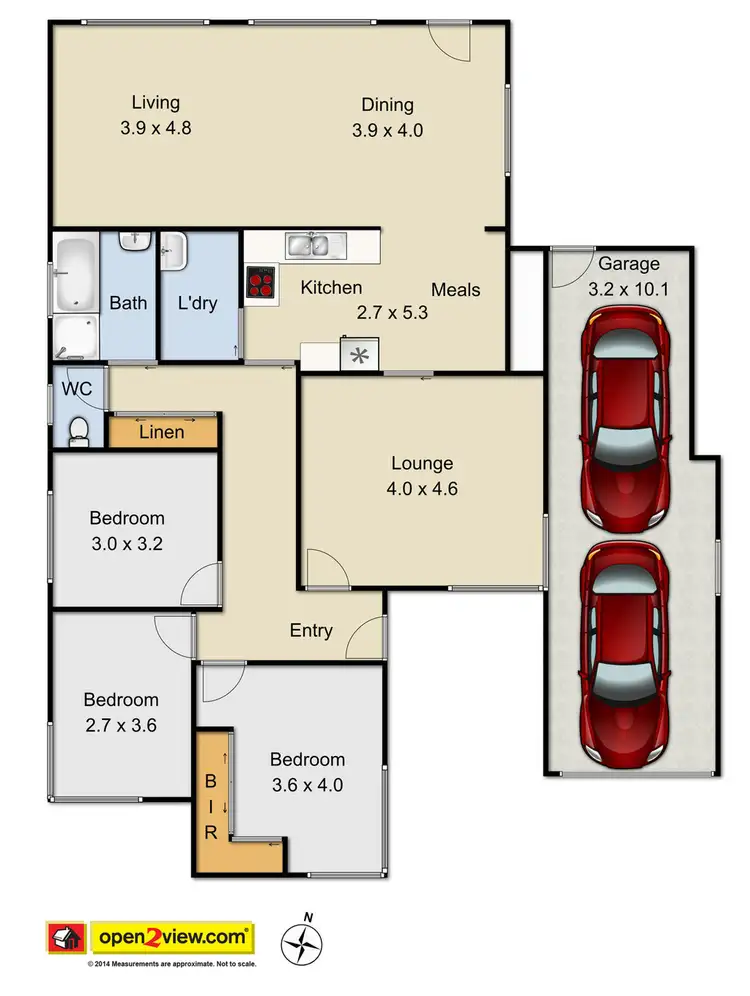 Floorplan of Homely house listing, 13 Moody Street, Rooty Hill NSW 2766