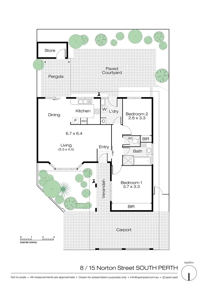 Floorplan of Homely villa listing, 8/15 Norton Street, South Perth WA 6151