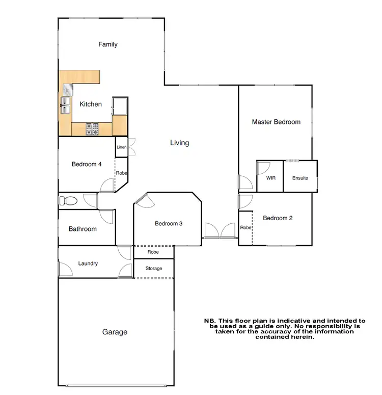 Floorplan of Homely house listing, 19 Meadowbrook Drive, Meadowbrook QLD 4131