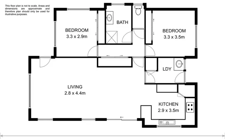 Floorplan of Homely unit listing, 7B Madison Ave, Brighton TAS 7030