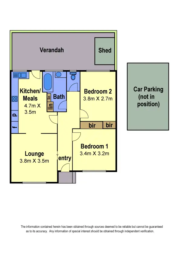 Floorplan of Homely unit listing, 3/141 Hickford Street, Reservoir VIC 3073