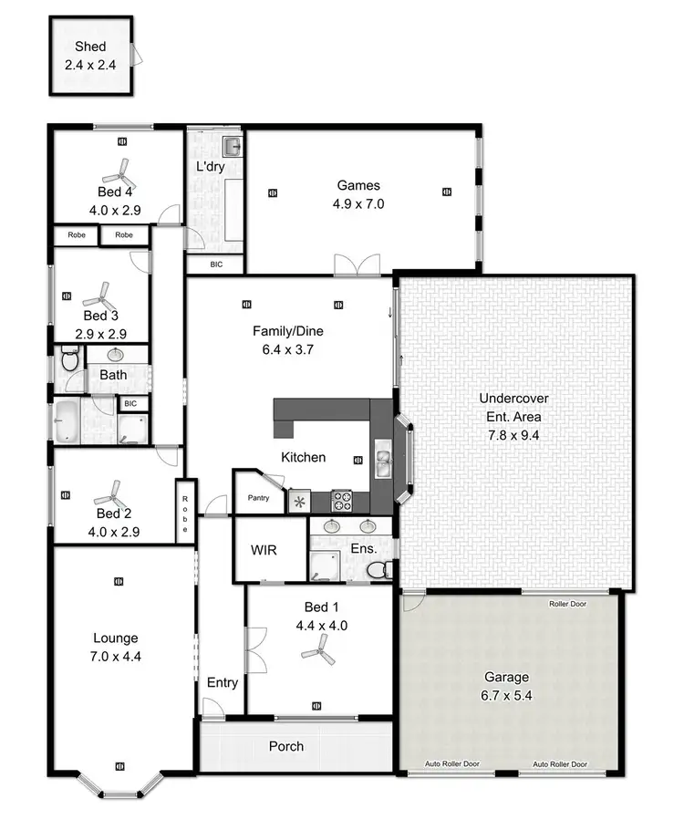 Floorplan of Homely house listing, 5 Hannah Road, Munno Para West SA 5115