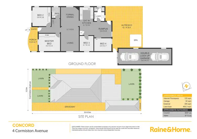 Floorplan of Homely house listing, 4 Cormiston Avenue, Concord NSW 2137
