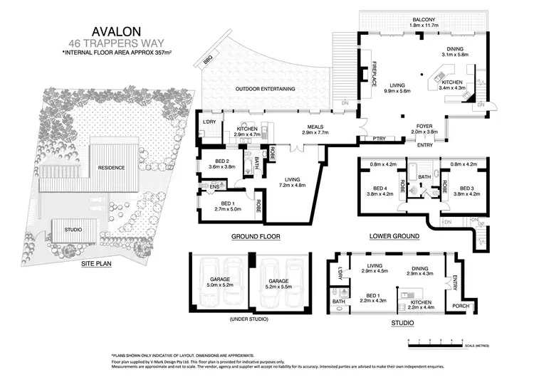Floorplan of Homely house listing, 46 Trappers Way, Avalon Beach NSW 2107