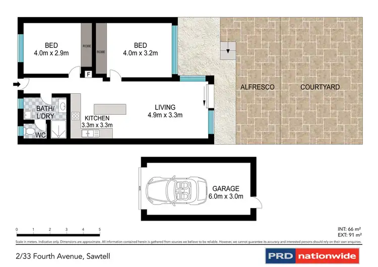 Floorplan of Homely house listing, 2/33 Fourth Avenue, Sawtell NSW 2452