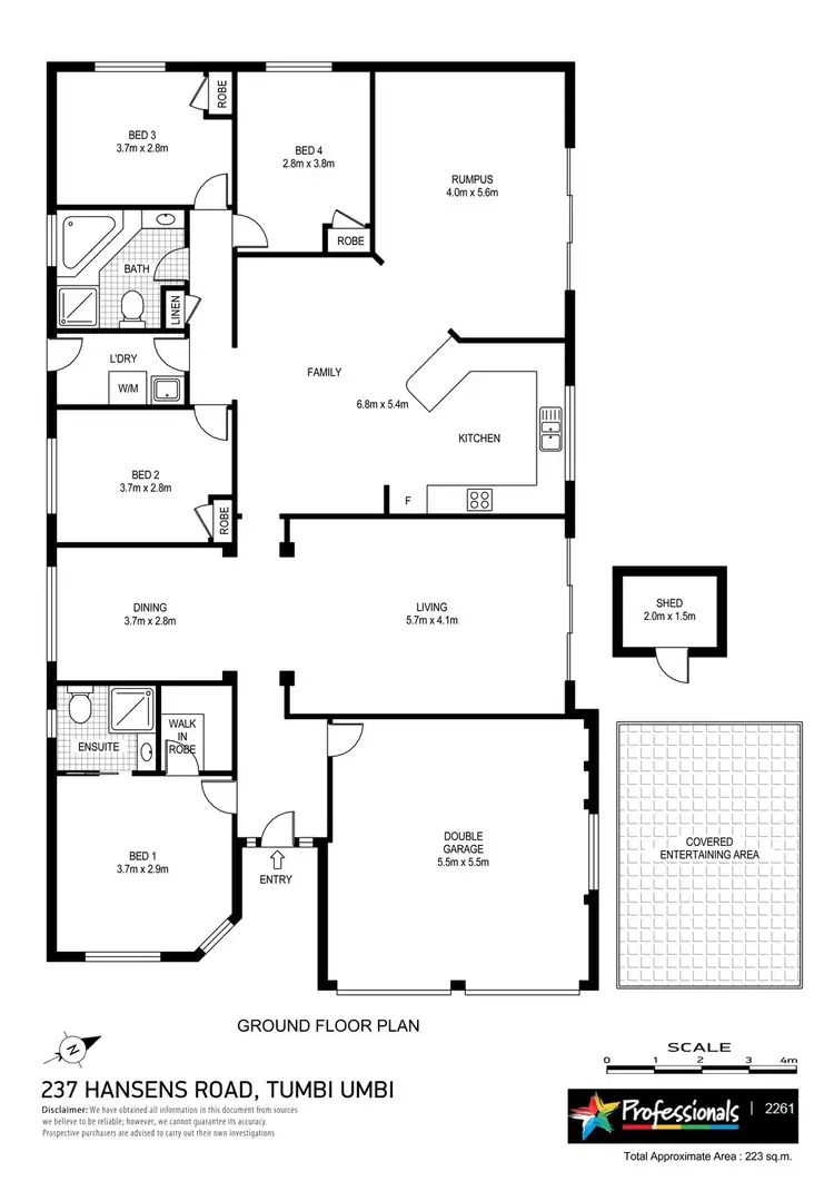 Floorplan of Homely house listing, 237 Hansens Road, Tumbi Umbi NSW 2261