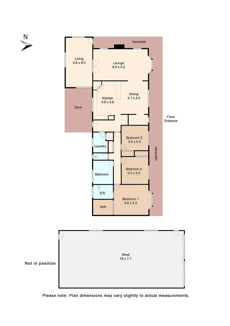 Floorplan of Homely house listing, 2743 Old Melbourne Road, Dunnstown VIC 3352
