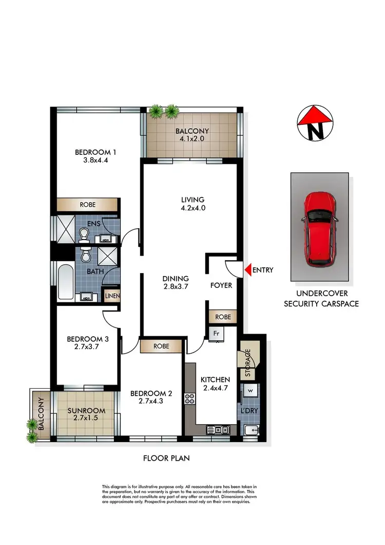 Floorplan of Homely apartment listing, 13/21-27 Waverley Street, Bondi Junction NSW 2022