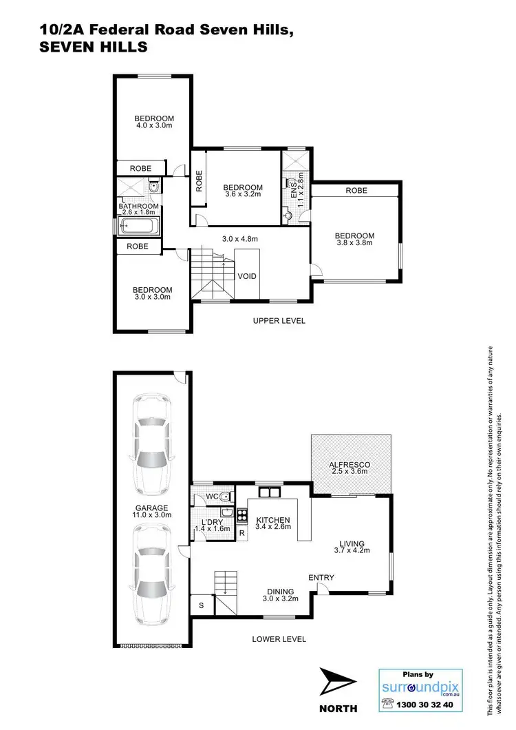 Floorplan of Homely townhouse listing, 10/2A Federal Rd, Seven Hills NSW 2147