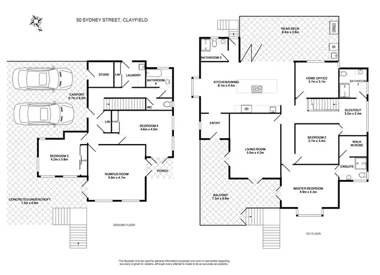 Floorplan of Homely house listing, 50 Sydney Street, Clayfield QLD 4011