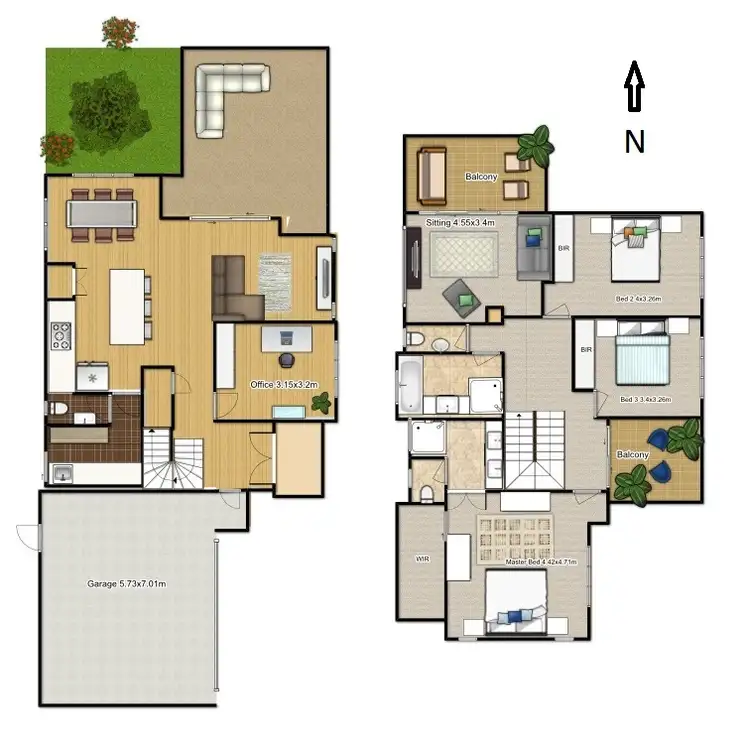 Floorplan of Homely house listing, 32B Scott Street, South Fremantle WA 6162
