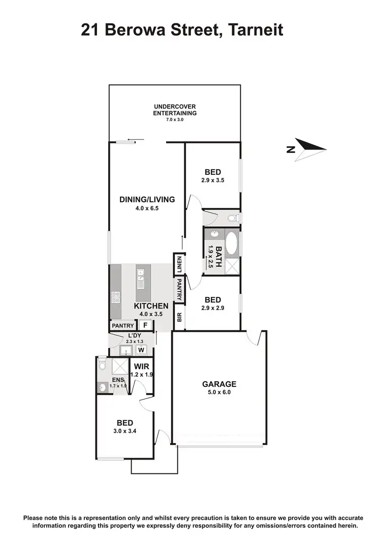 Floorplan of Homely house listing, 21 Berowa Street, Tarneit VIC 3029