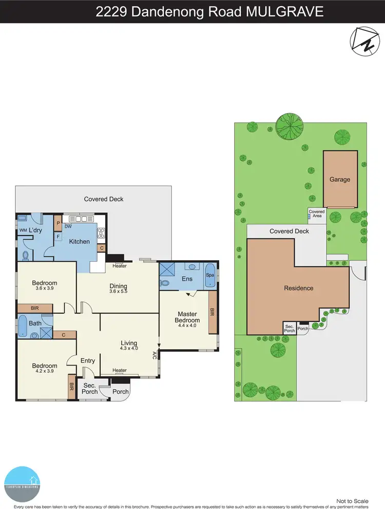 Floorplan of Homely house listing, 2229 Dandenong Road, Mulgrave VIC 3170