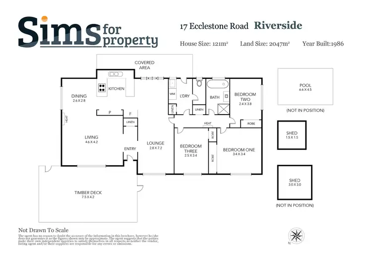 Floorplan of Homely house listing, 17-19 Ecclestone Road, Riverside TAS 7250