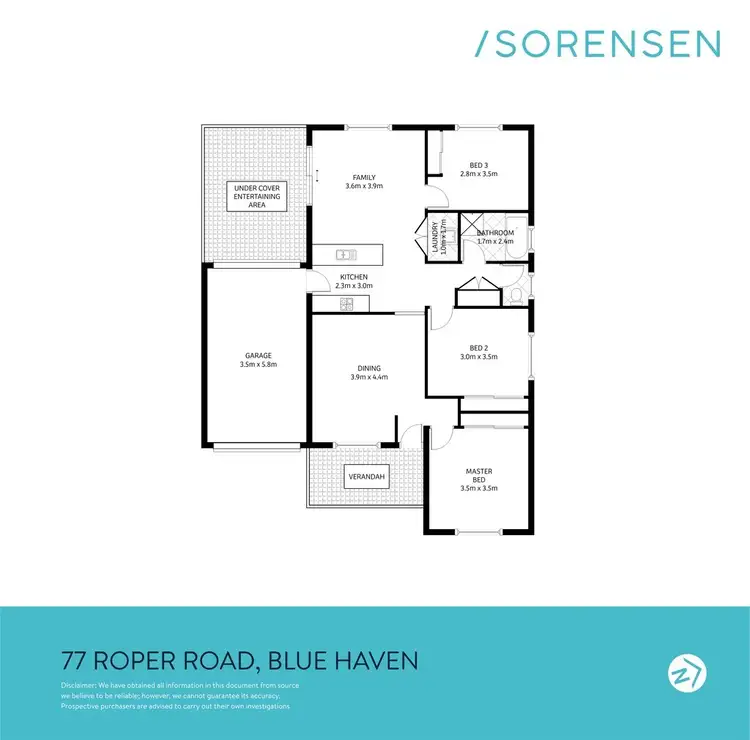 Floorplan of Homely house listing, 77 Roper Road, Blue Haven NSW 2262