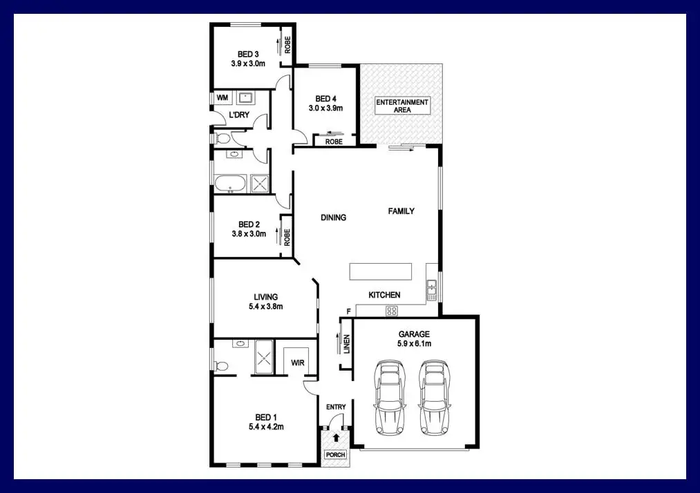 Floorplan of Homely house listing, 8 Wasabi Way, Wauchope NSW 2446